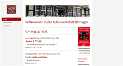 Desktop Screenshot of kultur-werkstatt-remagen.de