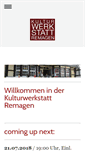 Mobile Screenshot of kultur-werkstatt-remagen.de
